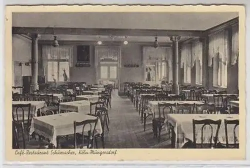 44248 Ak Köln Müngersdorf Café Restaurant Schumacher