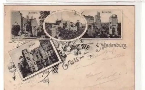 50534 Mehrbild Ak Gruss von der Madenburg 1902