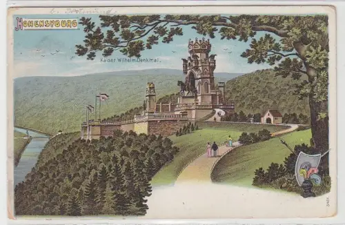 52500 Ak Hohensyburg Kaiser Wilhelm Denkmal um 1910