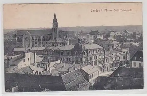54692 Ak Landau in der Pfalz südliche Totalansicht 1942