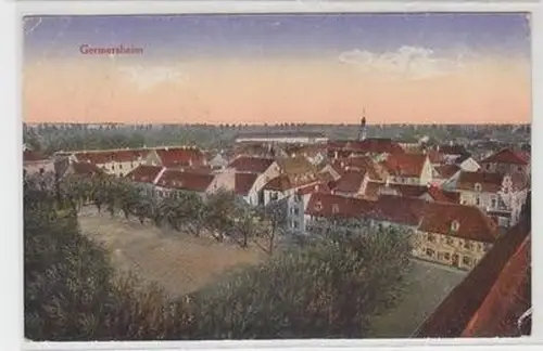 54805 Feldpost Ak Germersheim Totalansicht 1918