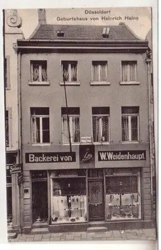 56535 Ak Düsseldorf Bäckerei von W. Weidenhaupt 1915