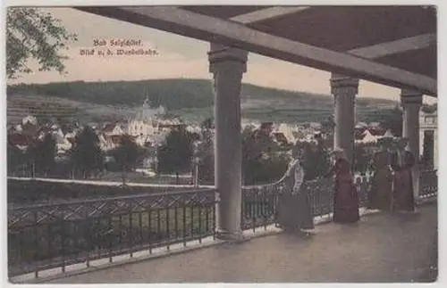 54358 Ak Bad Salzschlirf Blick von der Wandelbahn um 1910