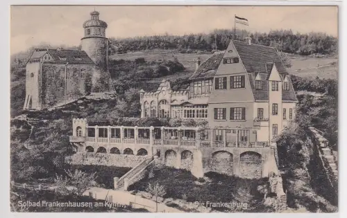 37504 AK Solbad Frankenhausen am Kyffhäuser - Die Frankenburg 1910