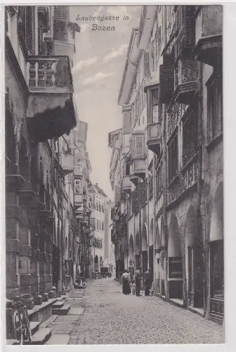 30030 Ak Bozen Tirol Laubengasse 1911