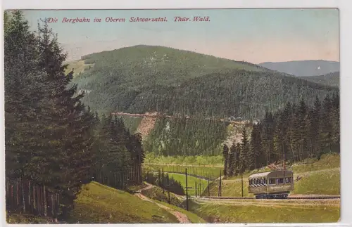 19891 Ak Die Bergbahn im Oberen Schwarzatal Thür. Wald um 1930