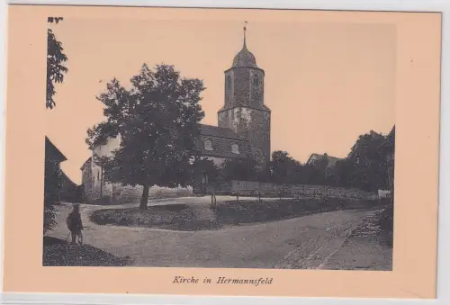 77253 Ak Kirche in Hermannsfeld um 1910