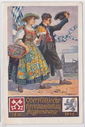 86169 AK Oberpfälzische Kreisausstellung Regensburg 1810 - 1910