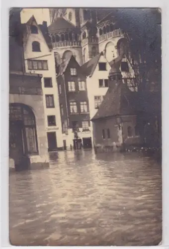 87975 Foto Ak Köln Hochwasser um 1925