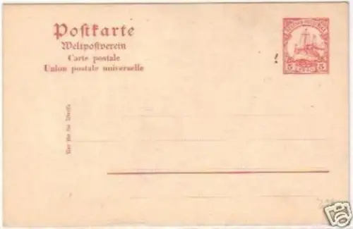 27397 Ganzsachen Karte Kolonie Deutsch Ostafrika um1910