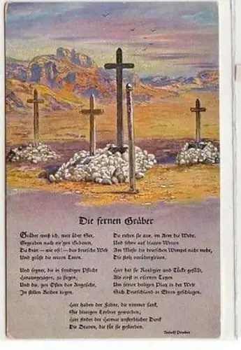 42490 Ak Deutsche Soldatengräber in Südwestafrika 1910