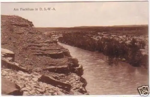 21308 Ak dt. Kolonie DSWA am Fischfluss um 1905