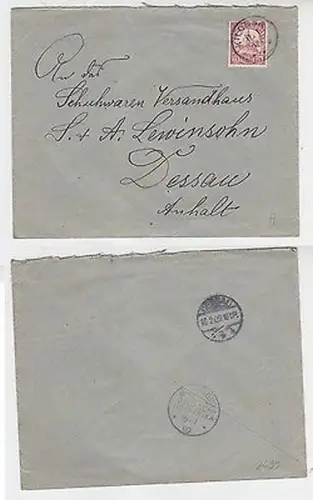 63476 Brief Deutsch Ostafrika von Kilossa über Morogoro nach Dessau 1909