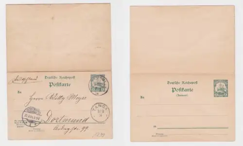 90347 Ganzsachen Ak Deutsch Ostafrika Stempel Amani 1904