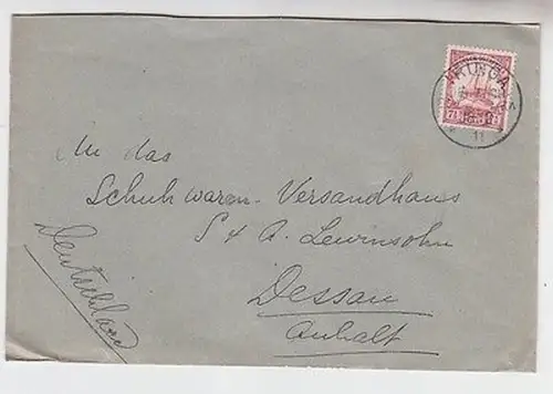 06863 Brief Deutsch Ostafrika DOA von Iringa nach Dessau 1911