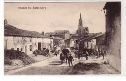 45018 Ak Pannes bei Thiaucourt Zerstörungen um 1915