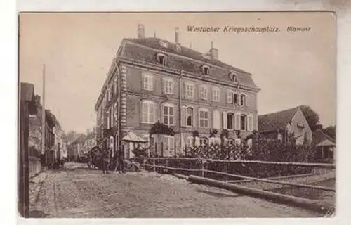55359 Feldpost Ak Blamont in Lothringen Ortsansicht im 1. Weltkrieg 1917