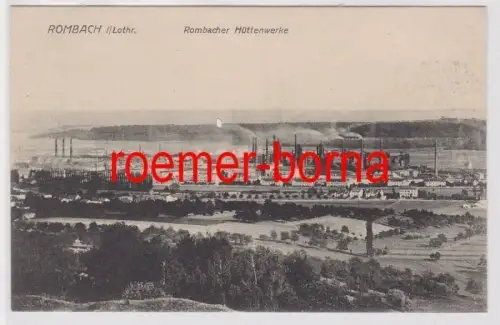 85756 Ak Rombach in Lothr. Rombacher Hüttenwerke 1916