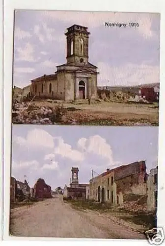 32473 Mehrbild Ak Nonhigny Lothringen 1915