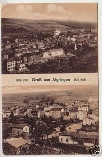 28430 Mehrbild-Ak Gruß aus Algringen 1917