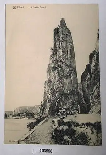 103958 Maximumkarte Dinant Le Rocher Bayard um 1910