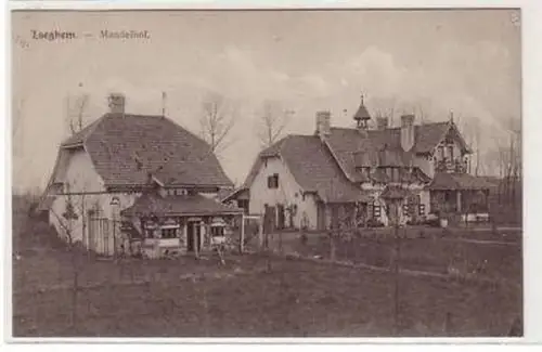 45548 Ak Iseghem Belgien Mandelhof um 1915