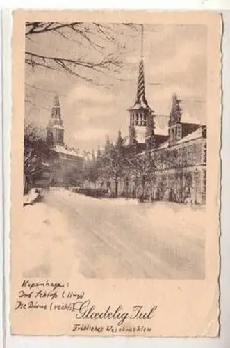 50875 Ak Kopenhagen Dänemark Schloß und Börse 1942