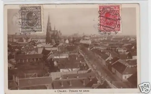 33372 Foto Ak Osijek Pogled nagrad 1927