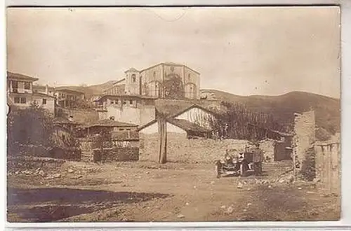 24845 Foto Ak Dojran Mazedonien Militär Fahrzeug 1. Weltrkieg um 1916