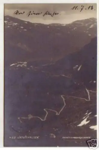 13034 Ak Vatnahalsen Norwegen Bergmassiv 1913