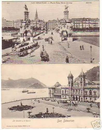 12388/2 Ak San Sebastian in Spanien um 1920