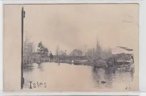 31565 Foto Ak Isles in Frankreich ? 1. Weltkrieg um 1915