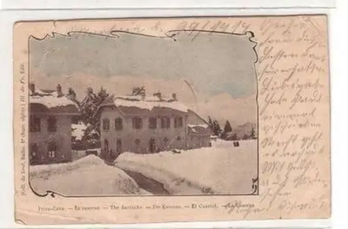 55152 Feldpost Ak Peira Cava Frankreich die Kaserne 1914