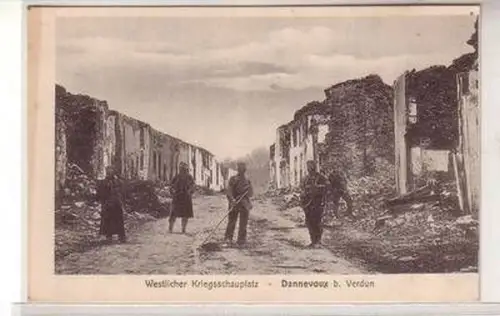 54901 Ak Westlicher Kriegsschauplatz Dannevoux bei Verdun 1. Weltkrieg um 1915
