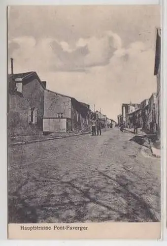 54778 Ak Hauptstrasse Pont Faverger France Frankreich 1915