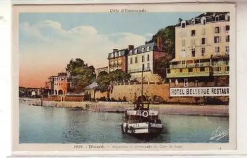 55342 Ak Dinard Frankreich France Aquarium et promenade du Clair de Lune um 1915