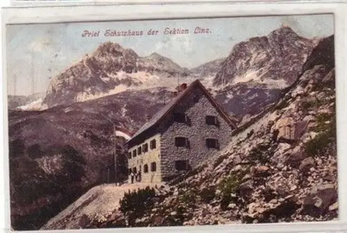 58490 Ak Priel Schutzhaus der Sektion Linz 1910