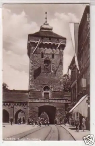 30647 Ak Krakow Polen Brama Florianska um 1940