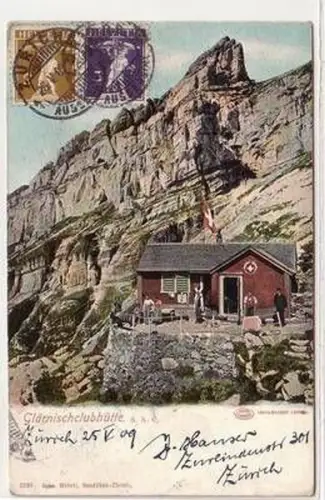51989 Ak Glärnischclubhütte S.A.C. Schweiz 1909