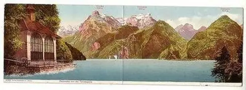 29462 Doppel Ak Panorama von der Tellskapelle um 1910