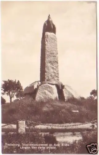 29921 Ak Trelleborg Invalidmonument av Axel Ebbe 1928