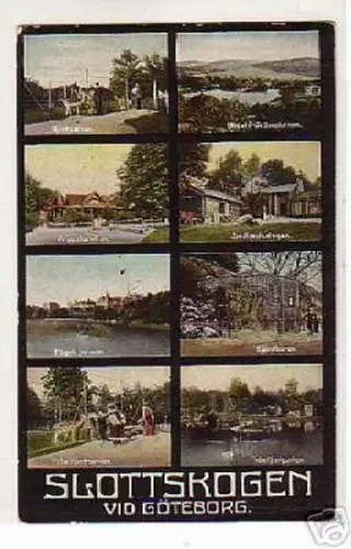 schöne Ak Schweden Slottskogen vid Göteborg 1907