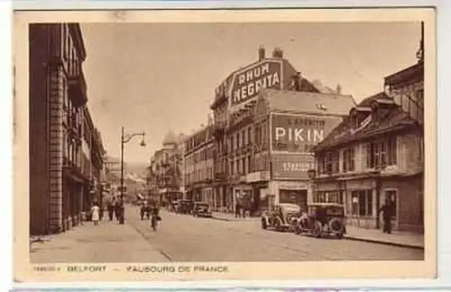 38278 Ak Belfort Faubourg de France 1944