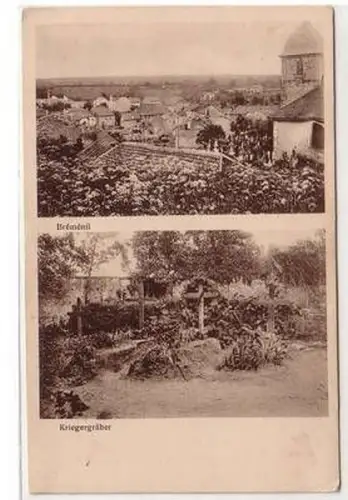 55247 Mehrbild Ak Bréménil Frankreich France Kriegergräber 1916