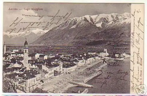 09146 Ak Ascona (Schweiz) am Lago Maggiore 1903