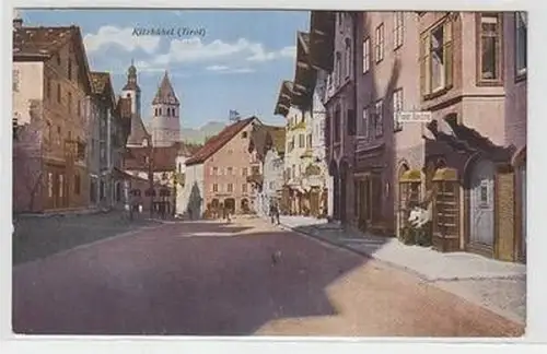 50951 Ak Kitzbühel Tirol Strassenansicht 1943