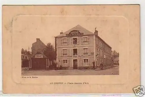 16155 Feldpost Ak Le Crotoy Place Jeanne d´Arc 1917