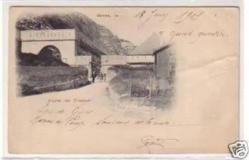 31079 Ak Givet Ardennes Porte de France 1901