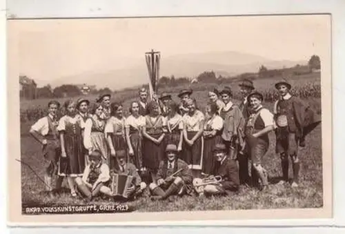 50712 Foto Ak Akademische Volkskunstgruppe Graz 1927