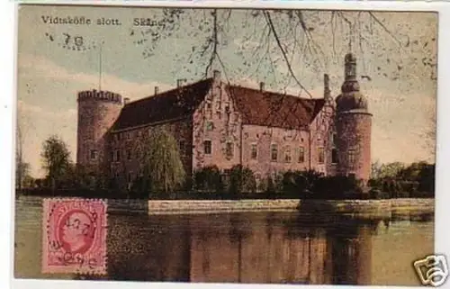 33222 Ak Skane Vitsköfle Slott Schweden um 1910